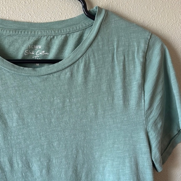 Mint Green Women's J crew Tee - Picture 3 of 4